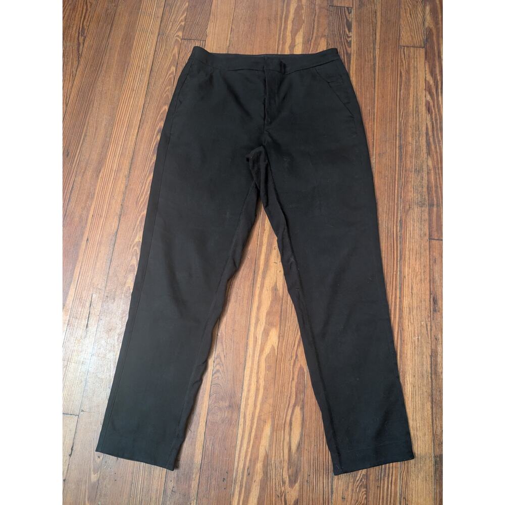 Lululemon Black & go City Trek Trouser Pants Reflective Trim Womens Size 6